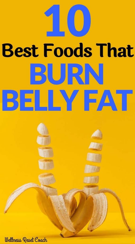 Best foods that burn belly fat title image