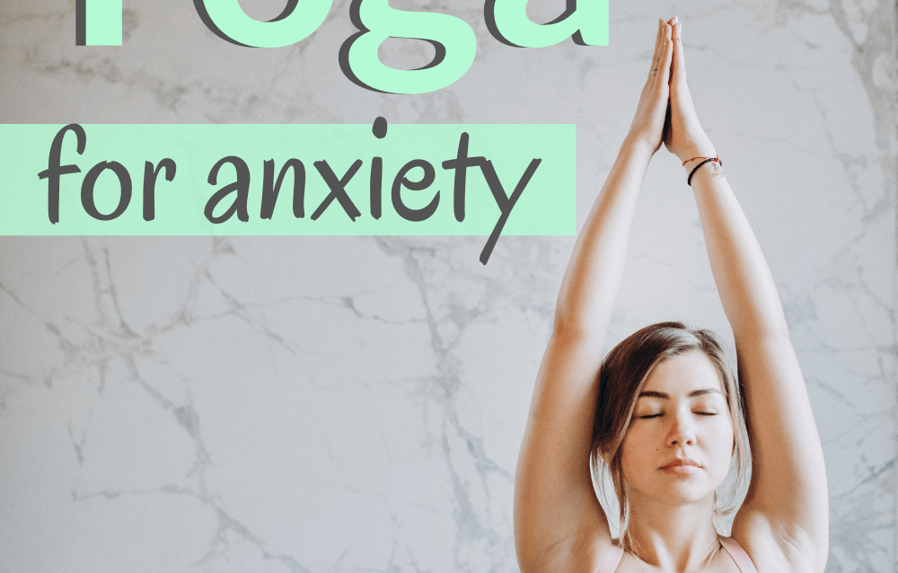 If you have anxiety yoga is one of the best things to try. Yoga helps calm your mind and body, builds strength, and allows you to practice meditation. This 10 minute yoga for anxiety is something you can do before you wake up, as you unwind for the day, or anytime in between when you just need a break for a few minutes.