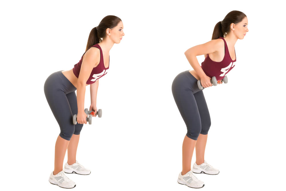 Banish back fat - bent over rows