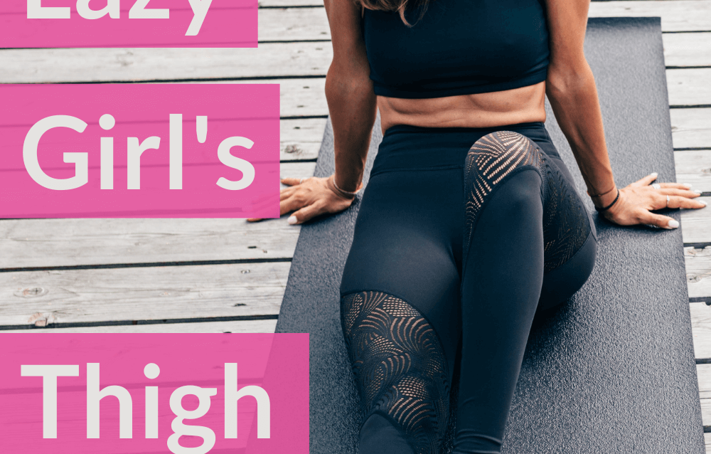 Want to get in shape, tone your thighs and lose weight without leaving your couch? This simple yet effective lazy thigh girl workout is something you can do while watching tv!