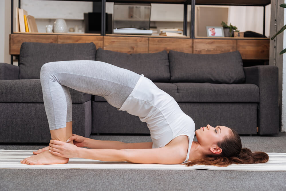 Yoga Weight Loss Routine - Bridge pose-2