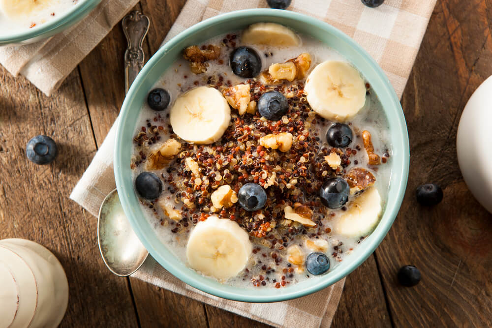 healthy breakfast recipes - quinoa breakfast bowl-2